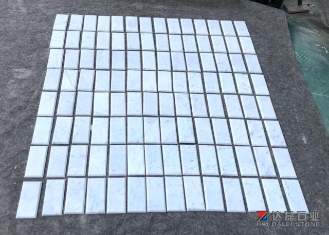 White Marble Carrara White Subway Tiles Thin Tiles