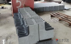 Orginal G684 Black Basalt Pearl Coping Tiles Flamed Brush