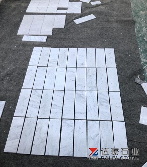 Honed Carrara White 300x100x10mm Subway Tiles