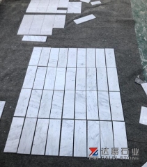 Honed Carrara White 300x100x10mm Subway Tiles