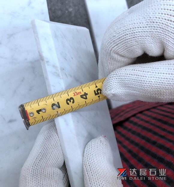 White Marble Carrara White Subway Tiles Thin Tiles