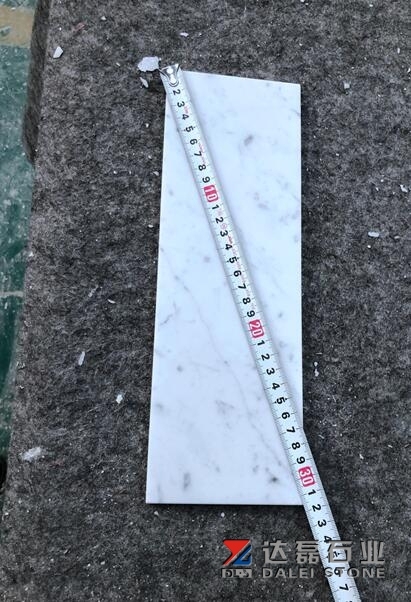 Honed Carrara White 300x100x10mm Subway Tiles