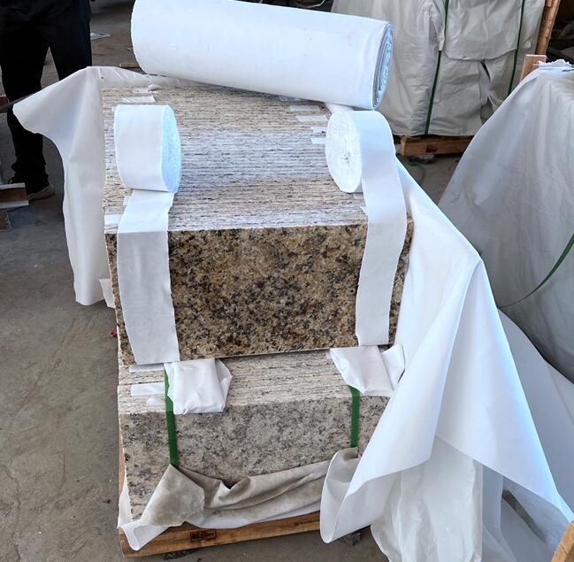 Polished Granite Amarello Gold Cut To Size Granite Tiles