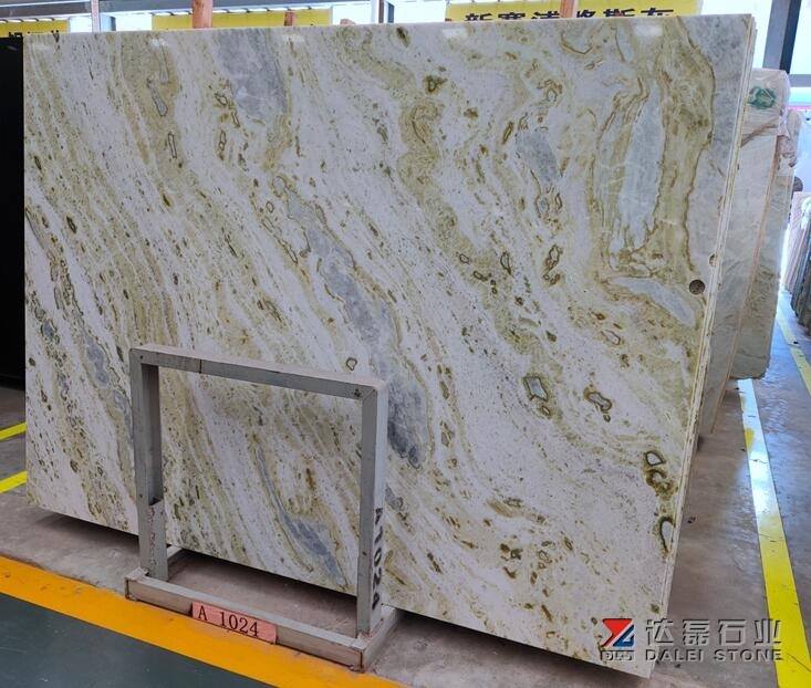 White Green Marble Big Slabs Wholesale Discount Price Selling