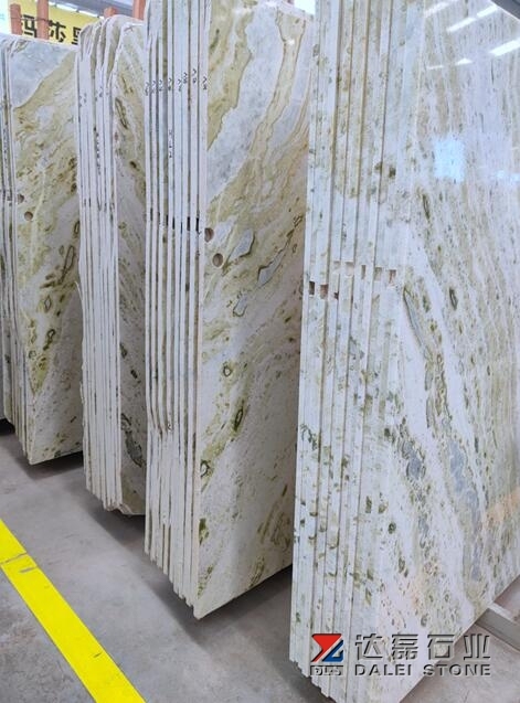 White Green Marble Big Slabs Wholesale Discount Price Selling
