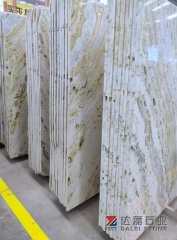 White Green Marble Big Slabs Wholesale Discount Price Selling