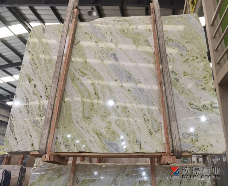 White Green Marble Big Slabs Wholesale Discount Price Selling
