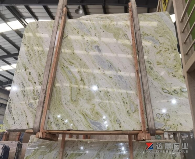 White Green Marble Big Slabs Wholesale Discount Price Selling