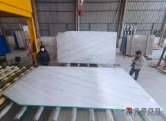Dior White Marble Slabs With Nice White Color and Grey Veins
