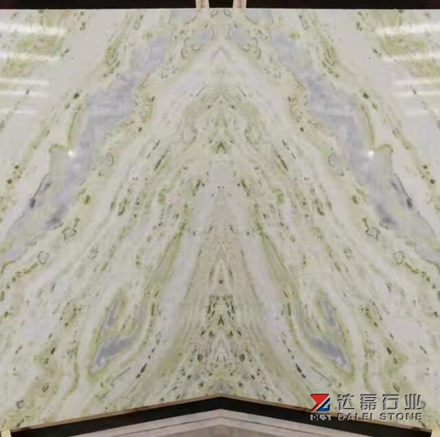 White Green Marble Big Slabs Wholesale Discount Price Selling