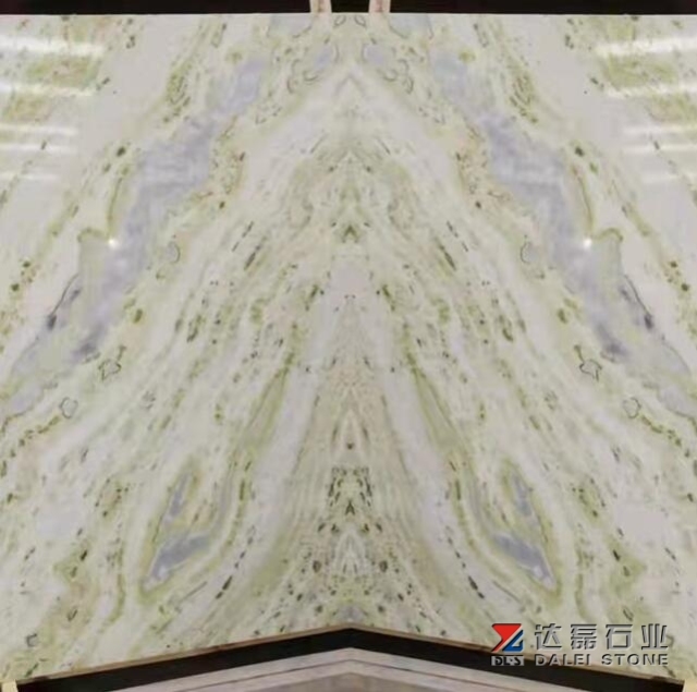 White Green Marble Big Slabs Wholesale Discount Price Selling