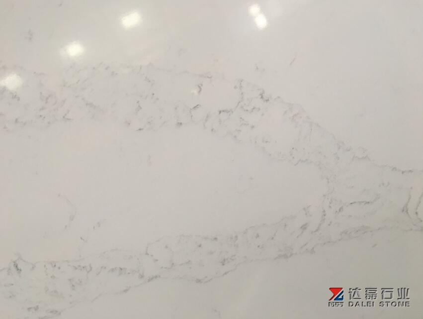 Calacatta Quartz Big Slabs White Quartz Kitchen Countertops Supplier