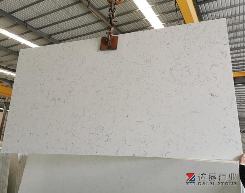 Laby White Quartz Artificial Stones Big Slabs Kitchen Countertops Best Choice