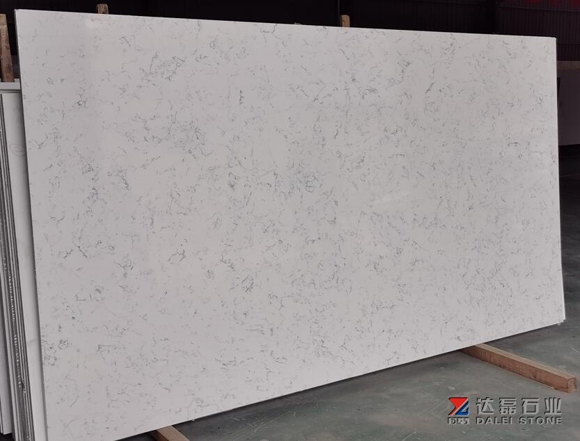 Laby White Quartz Artificial Stones Big Slabs Kitchen Countertops Best Choice