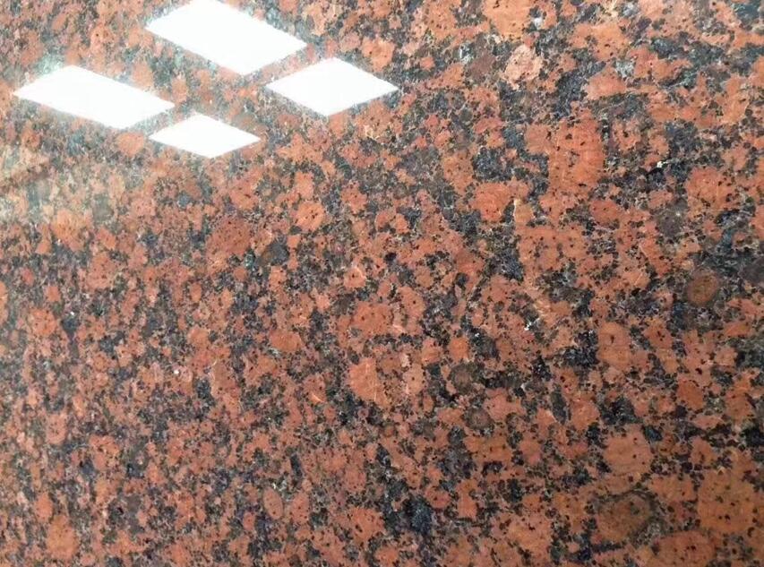 Giallo Fiorito Small Slabs Polished Red Granite