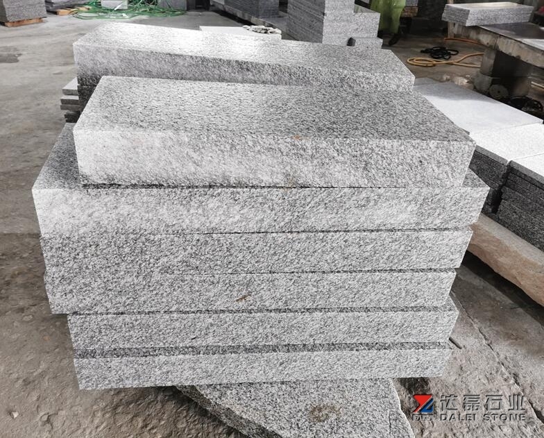 Grey Granite G623 Paving Stone Kerbstone Flamed