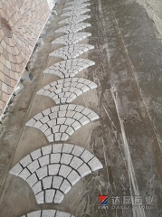 G603 Fan Shape Mesh Paver Drive way paving stone