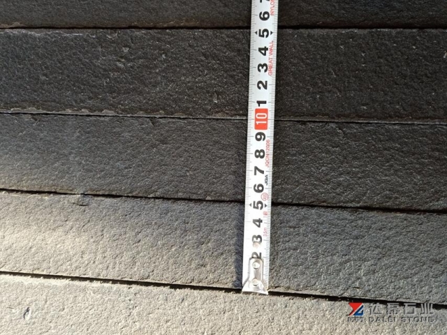 Black limestone Steps Stairs Outdoor Pavers