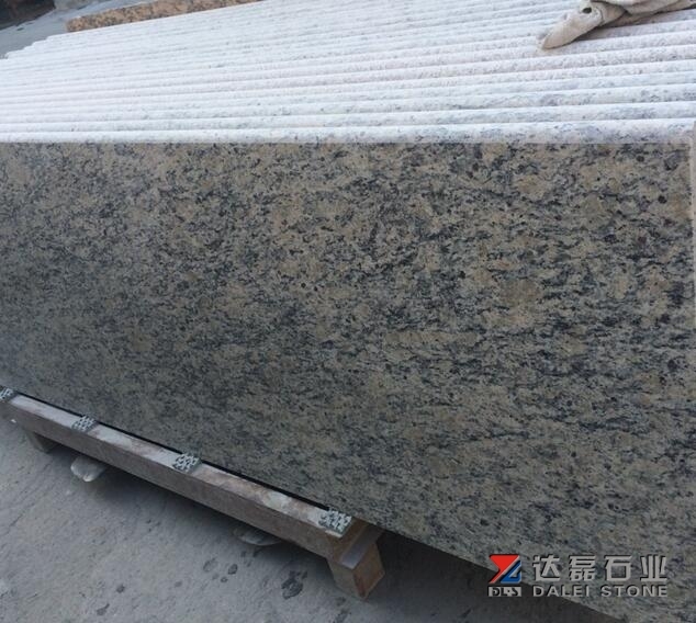 Giallo Santa Cecilia Granite Tiles Slabs Polished For Wall Cladding Project