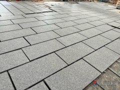 Steel Grey Granite Flamed Wall Cladding Tiles