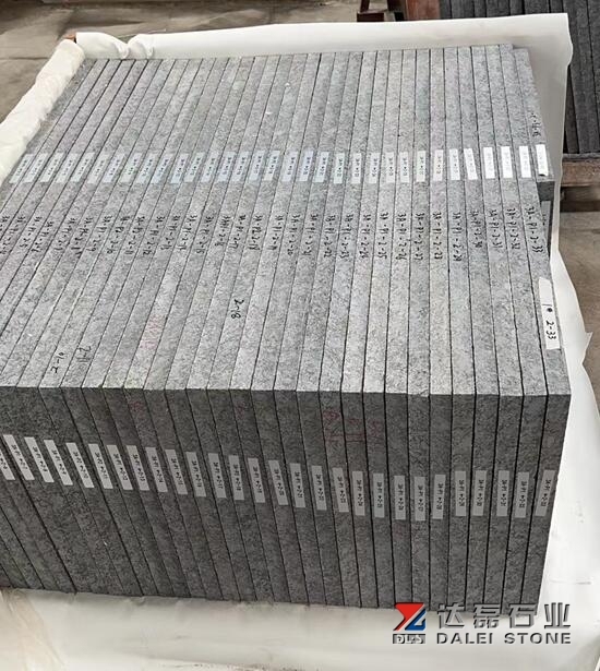 Steel Grey Granite Flamed Wall Cladding Tiles