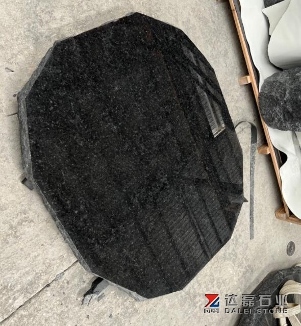 Angola Black Table Polished Top Outter Natural Split