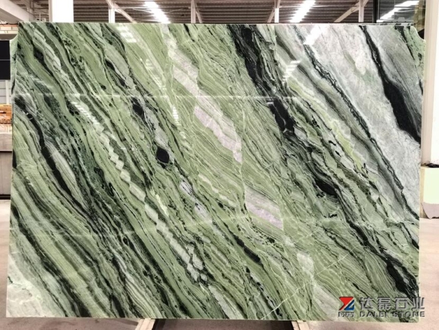 Green Jade Marble Big Slabs On Sale Lobby Wall Slabs