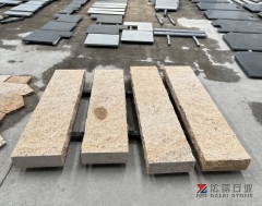 Yellow Granite G682 Natural Split Paving Stone Kerbstone