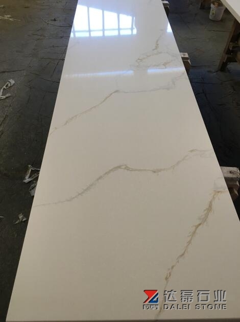 Calacatta White Quartz Big Slabs White Slabs Golden Line