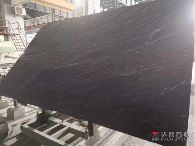 Via Lactea Black Granite Flamed Slabs Flamed Tiles
