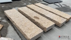 Yellow Granite G682 Natural Split Paving Stone Kerbstone