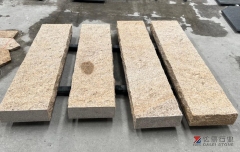Yellow Granite G682 Natural Split Paving Stone Kerbstone