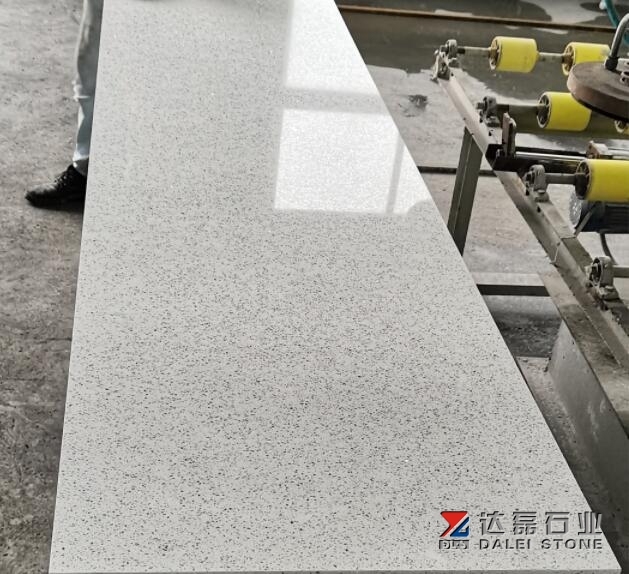 Crystal White Quartz Small Slabs Quartz Countertops