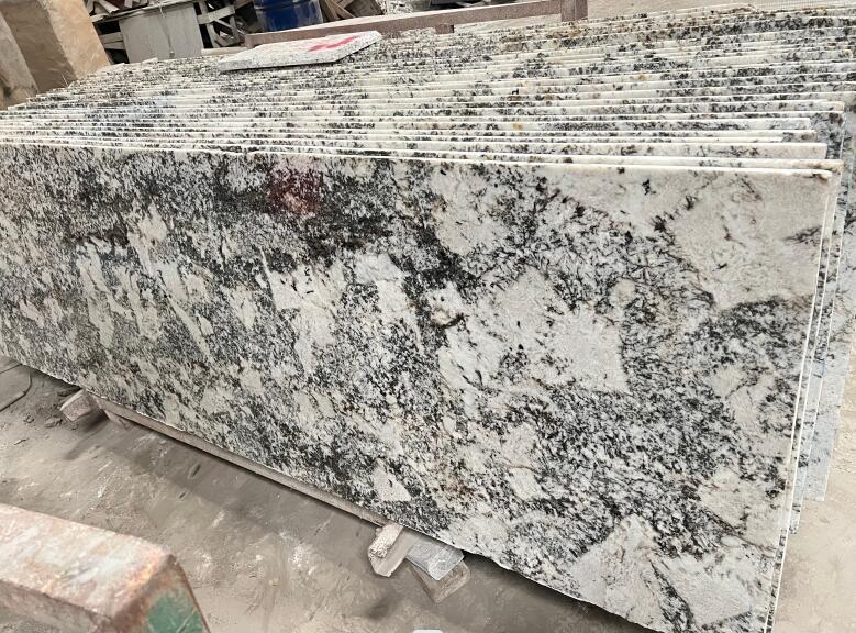 Alaska White Granite Countertops Polished Edge Wholesale From China