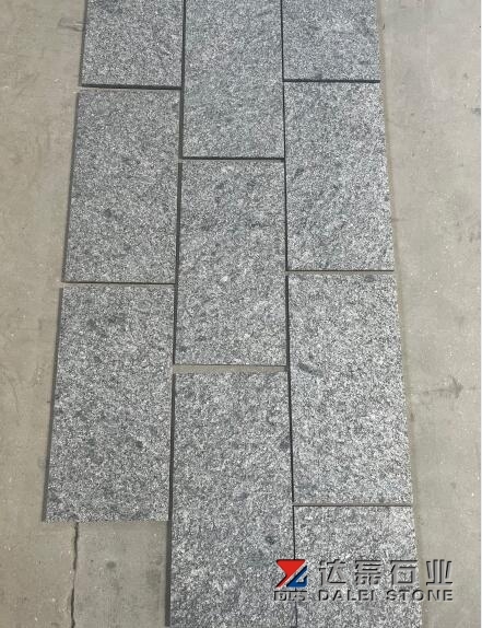 Steel Grey Granite Flamed Wall Cladding Tiles