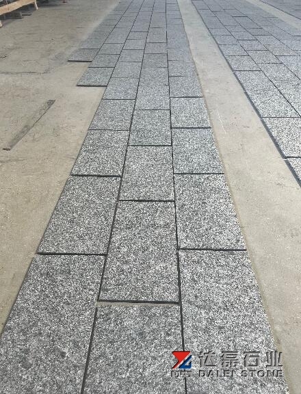 Steel Grey Granite Flamed Wall Cladding Tiles
