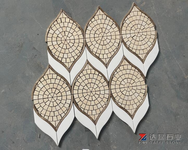 Marble Mosaic Tiles White Marble Brown Marble Beige Marble