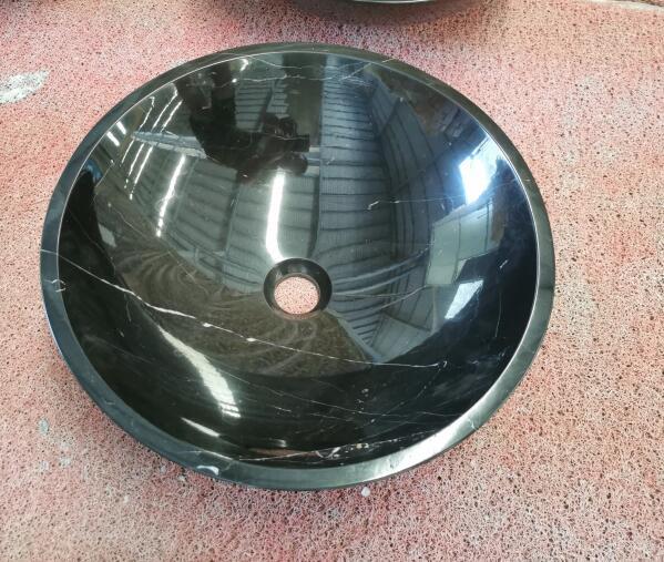 Nero Marquina Marble Wash Basins Black Marble Wholesale