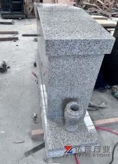 Grey Granite Columbarium Monuments Design
