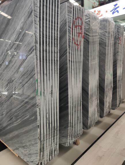 Rhine Grey Marble Big Slabs Factory Selling