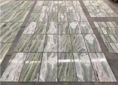 Green Jade Marble Tiles 1cm Marble Tiles Polished Green