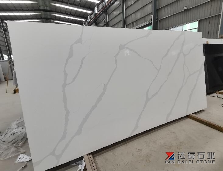 White Quartz Big Slabs Wholeslae Quartz Calacatta White