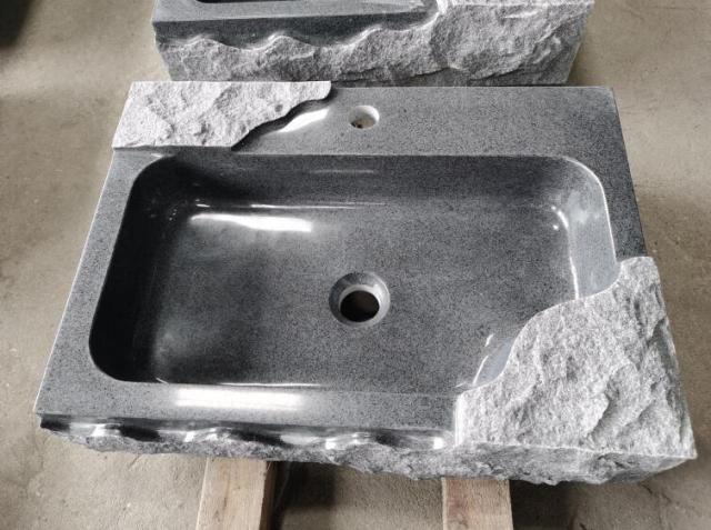Granite G654 Wash Basins Polished and Natural Split Finish Way