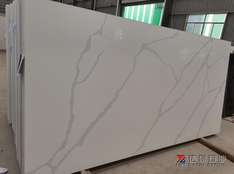 White Quartz Big Slabs Wholeslae Quartz Calacatta White