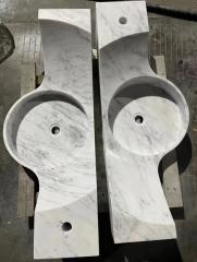 White Marble Carrara White Wash Bains Special Good Design