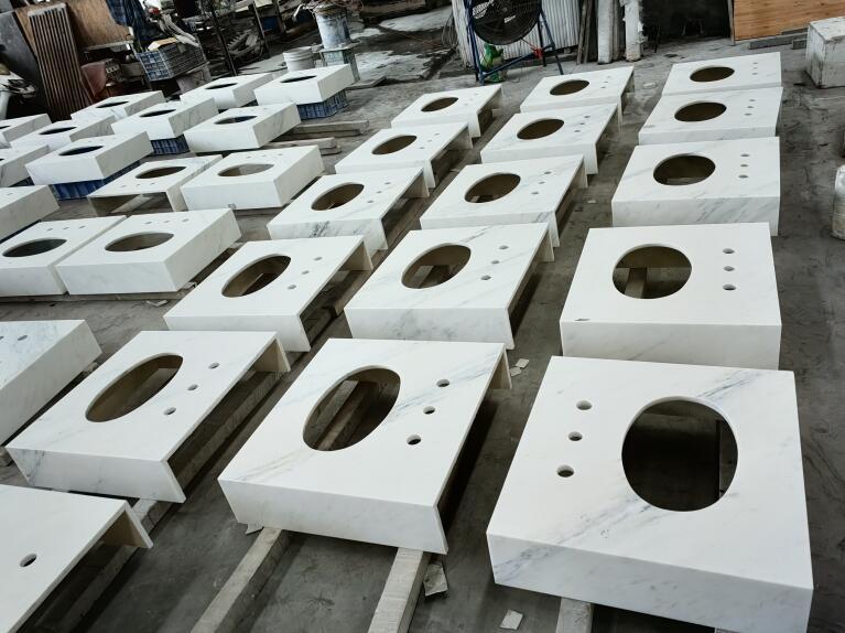 Statuario Bianco Mable Vanity Countertops