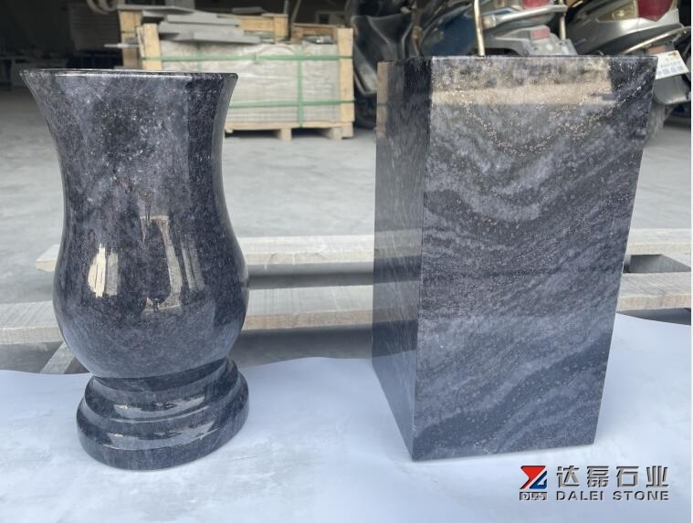 Bahama Blue Vase Wholesale Factory Producing Tombstone