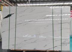 China White Marble With Black Lines Big Slabs