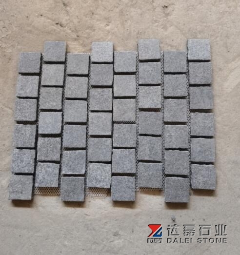 Orginal G684 Basalt Cube Stone Top Flamed Other sides Natural Split
