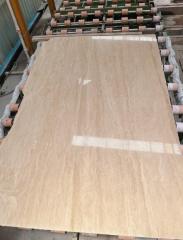 Turkey Beige White Travertine Marble Big Slabs